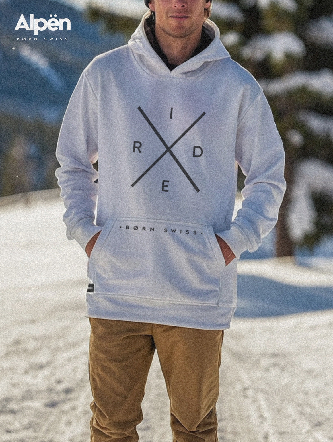 Hoodie RIDE White