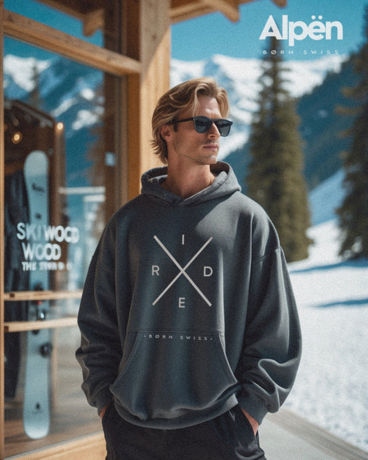 Hoodie RIDE Graphite