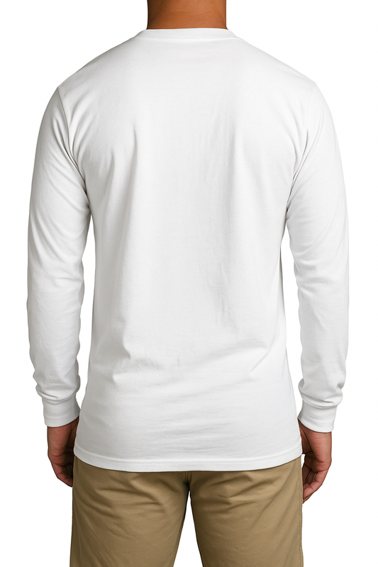 Polera Manga Larga Original Series. White