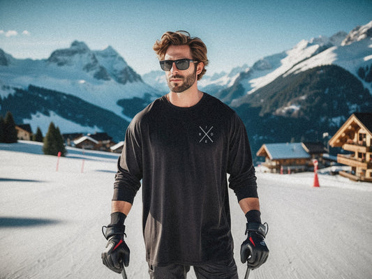Polera Manga Larga Ride Collection. Black