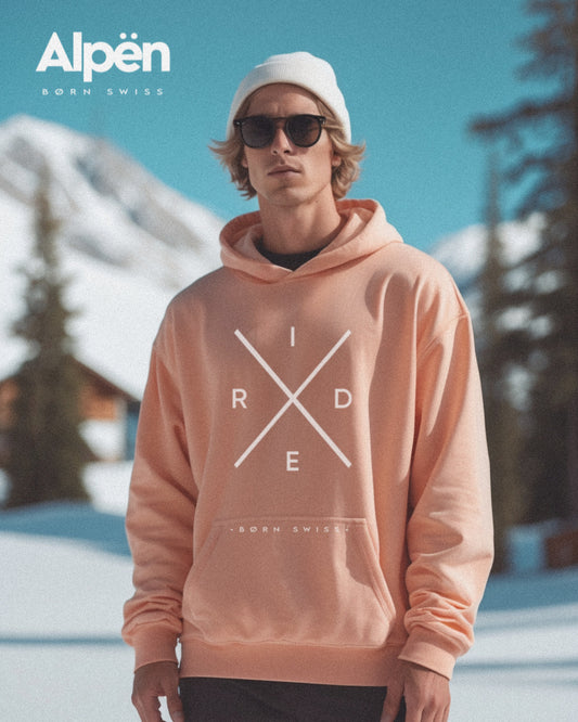 Hoodie RIDE Peach