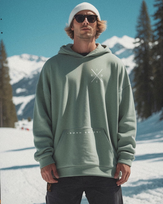Hoodie Ride Collection. Sage