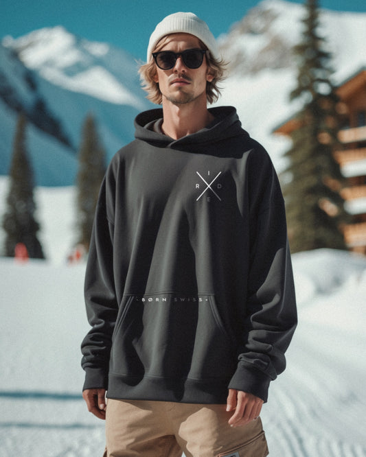 Hoodie Ride Collection. Black